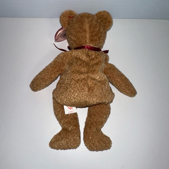 Ty Beanie Baby Curly Brown Bear 6 inch 
1993 vintage NWMT NEW - Picture 2 of 15
